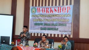 Read more about the article Pusat Perpustakaan IAIN Bengkulu Mengadakan Workshop Pendampingan Penyusunan Borang Akreditasi Pusat Perpustakaan