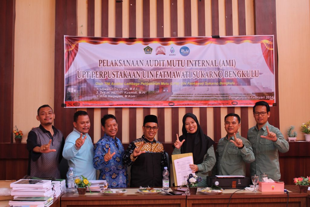 Read more about the article Pelaksanaan Audit Mutu Internal (AMI) UPT Perpustakaan UIN Fatmawati Sukarno Bengkulu