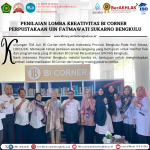 UPT Perpustakaan UINFAS Mengikuti Lomba Kreativitas BI Corner dari Bank Indonesia Perwakilan Bengkulu