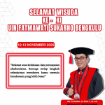Selamat Wisuda ke – XI UIN Fatmawati Sukarno Bengkulu