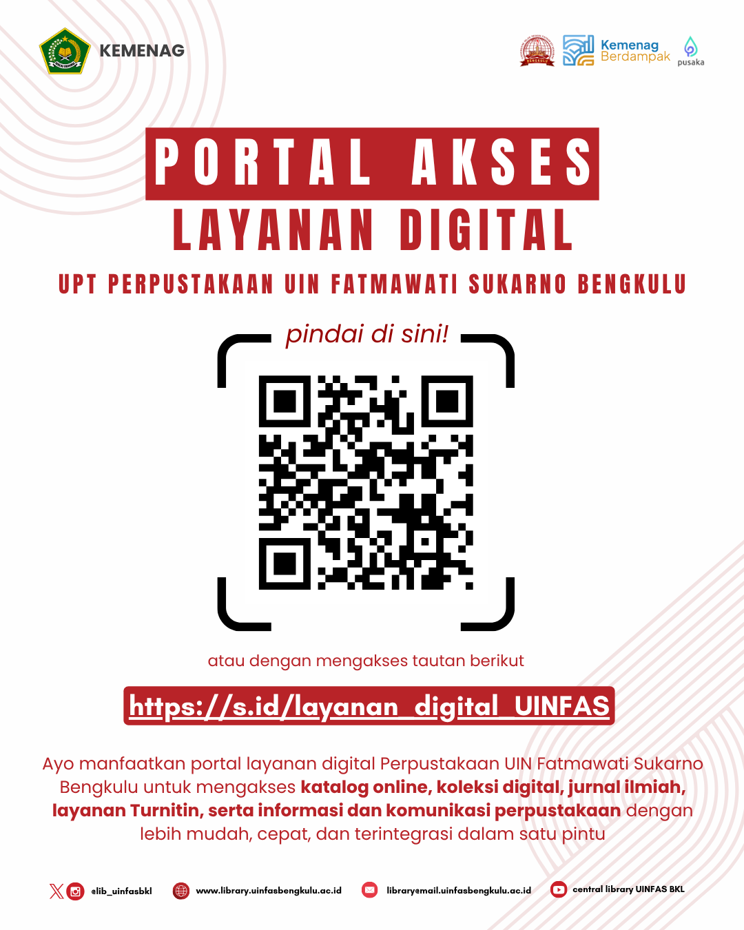 You are currently viewing Portal Akses Layanan Perpustakaan UIN Fatmawati Sukarno Bengkulu