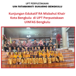 Kunjungan Edukatif RA Misbahul Khair Kota Bengkulu  di UPT Perpustakaan  UINFAS Bengkulu